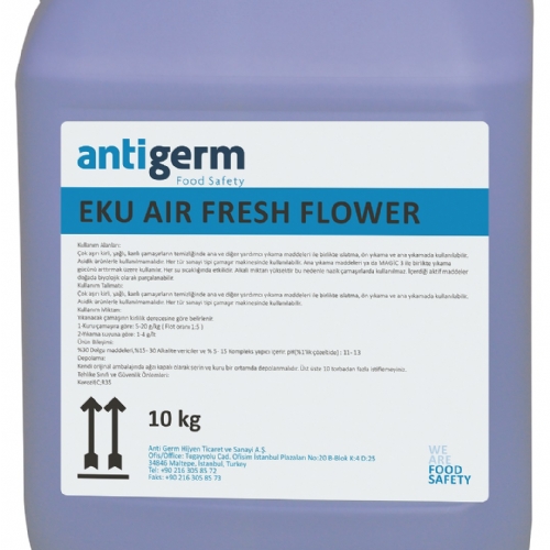 Anti Germ Eku Air Fresh Flower Oda ve amar Parfm 10 kg