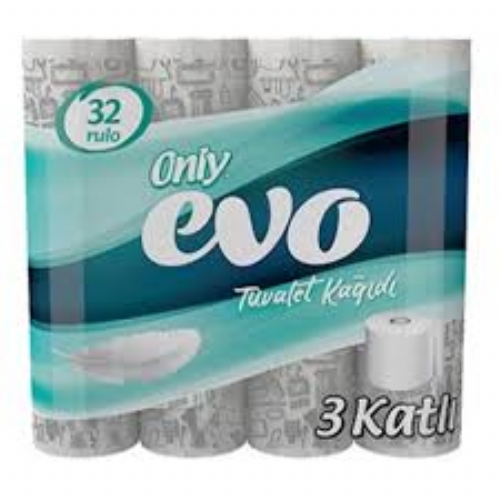 Only Ev Tipi Rulo Tuvalet Kağıdı 3 Kat Parfümsüz 96 Rulo