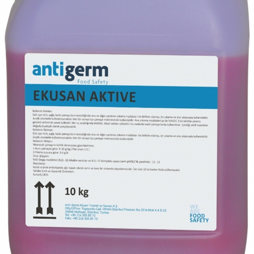 Anti Germ Ekusan Aktive Anti Bakteriyel Banyo, Armatür ve Duşa Kabin Temizleyici 10 kg