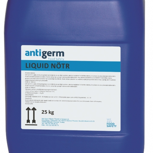 Anti Germ Liquid Nötr Sıvı Dozajlama Sistemine Uygun Tekstildeki Alkaliteyi Ortadan Kaldıran Yardımcı Yıkama Maddesi