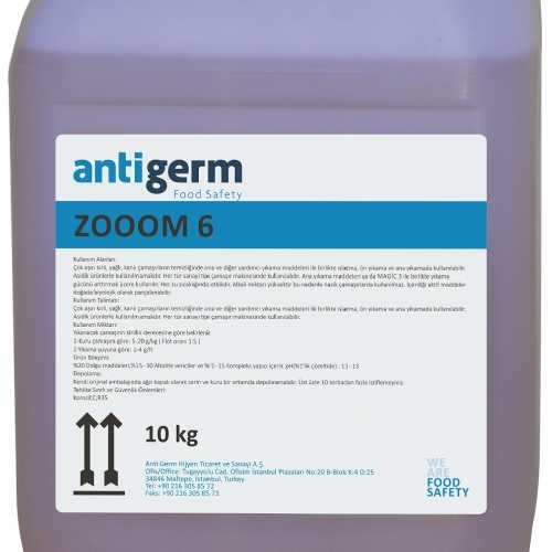 Anti Germ Zooom 6 Mangal ve Frn Deterjan 10 kg