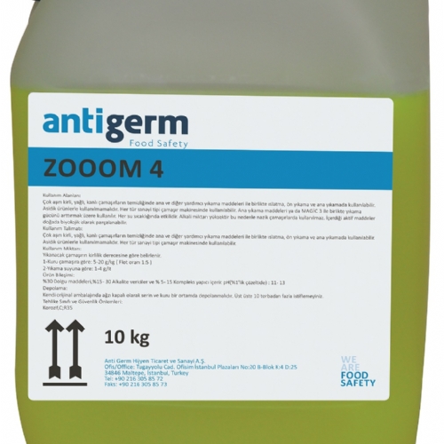 Anti Germ Zooom 4 Yağ Çözücü