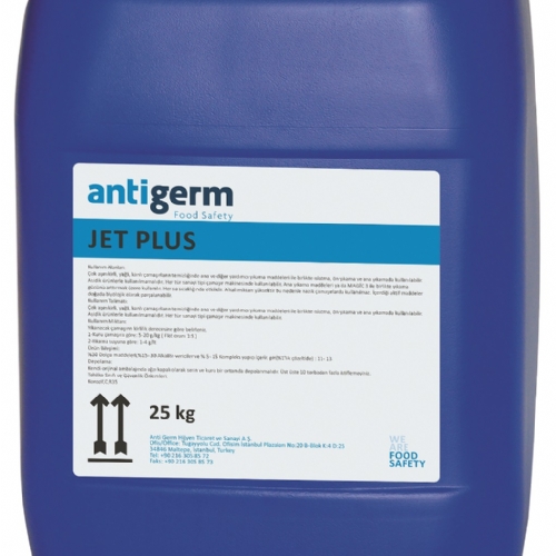 Anti Germ Jet Plus T Klor erikli Sanayi Tipi Bulak Makinas Deterjan 22 Kg