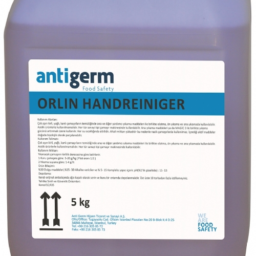 Anti Germ Orlin Handreiniger Antibakteriyel El Sabunu 5 kg