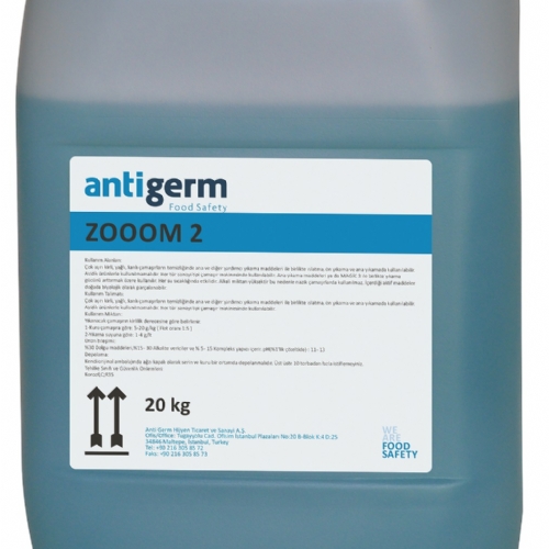 Anti Germ Zooom 2 T Genel Amaçlı Manuel Deterjan 20 kg